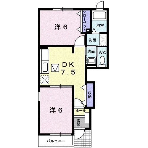 ベル・アルカンシエル 間取り図
