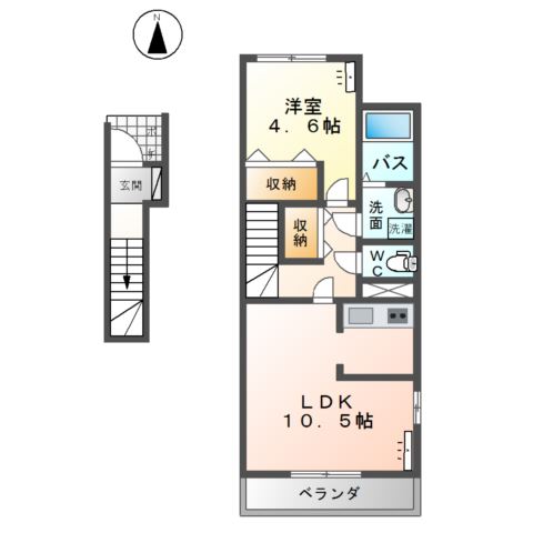 エスポワール　Ｂ 間取り図