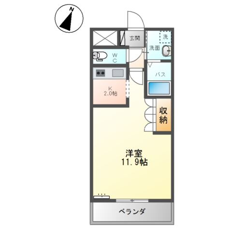 アランチーノ 間取り図