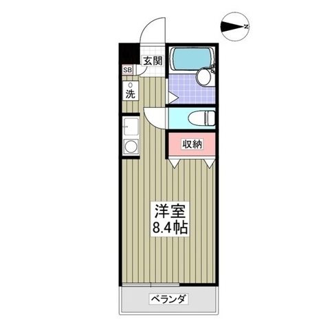 ロックハイツ　１ 間取り図