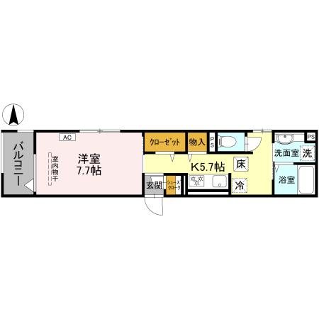 LaMaison表町 間取り図