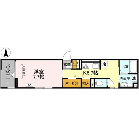 LaMaison表町 間取り図