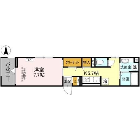 LaMaison表町 間取り図