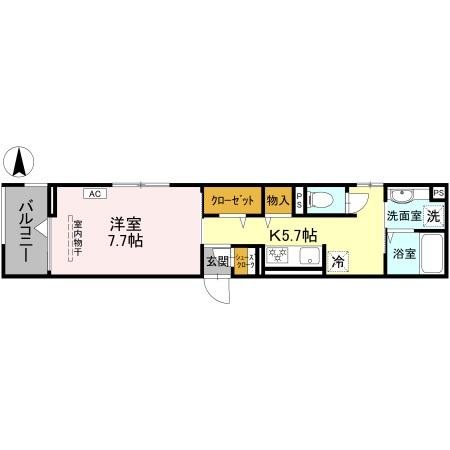 LaMaison表町 間取り図