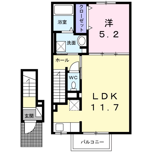 グランドソレ－ユ 間取り図