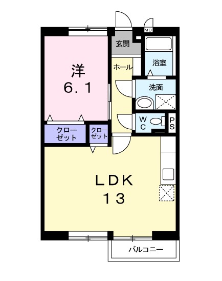 ルミエールⅡ 間取り図