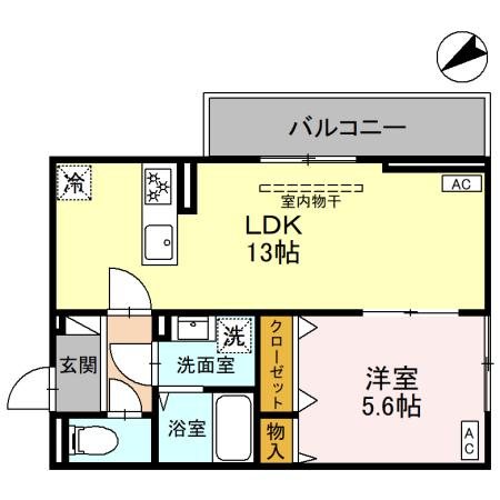 フェリーチェMAEBASHI 間取り図