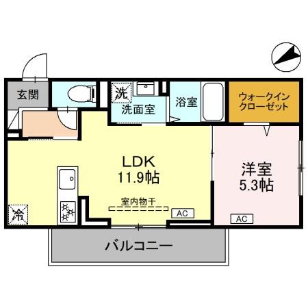 フェリーチェMAEBASHI 間取り図