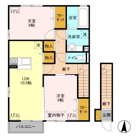 ヴェスティート 間取り図