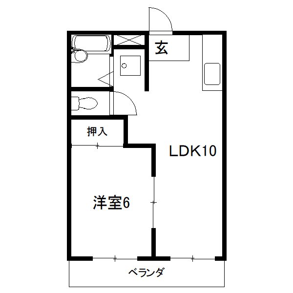 メロータウン 2 間取り図