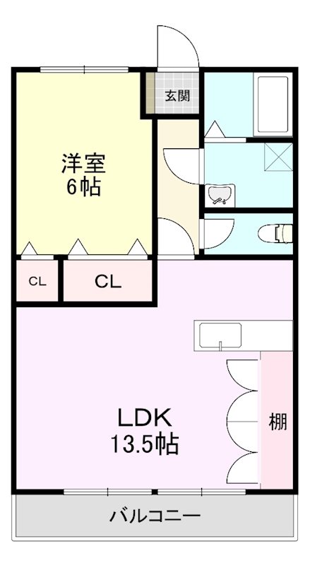 ドミールOZ 間取り図