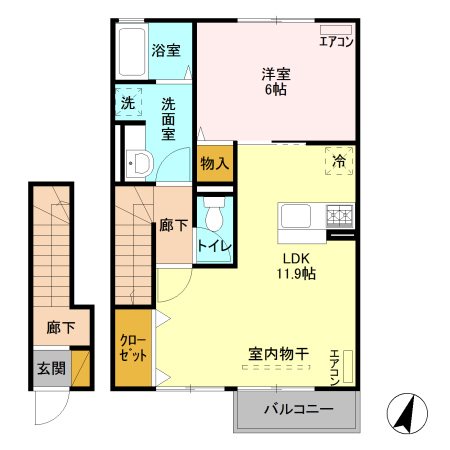 フラール 間取り図