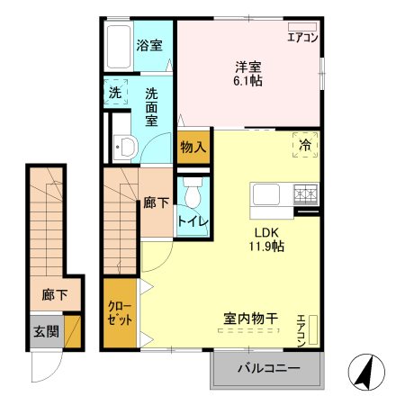 フラール 間取り図