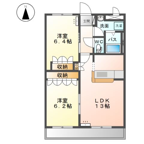 グレースマンション 間取り図