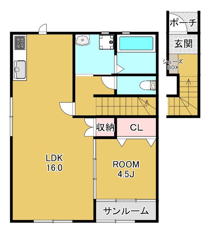 FioreTomihisa/フィオーレ富久 間取り図