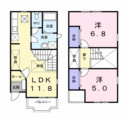 プレイスＹ 間取り図