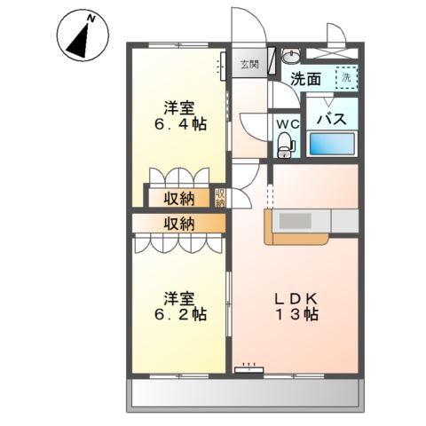 アプリコット 間取り図
