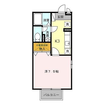 クレアール 間取り図