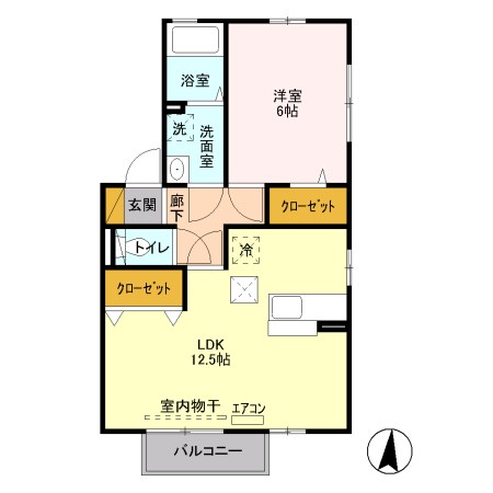 ボナールＡ 間取り図
