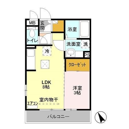 ナッツA 間取り図