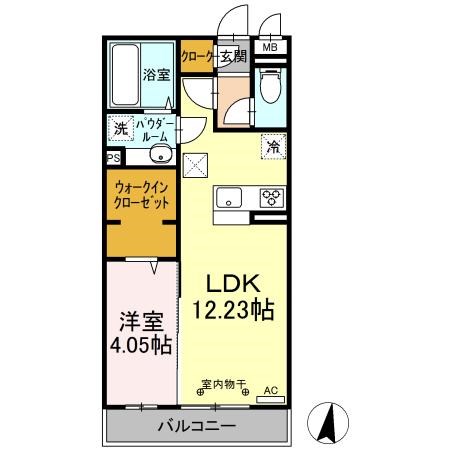 D-room倉賀野町 間取り図