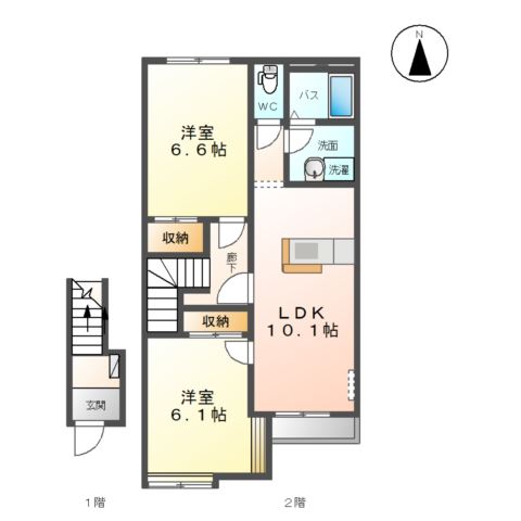 メゾン・アウル 間取り図
