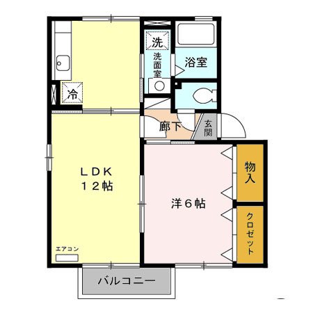ブルーリーフA 間取り図