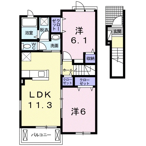 コッティ 間取り図