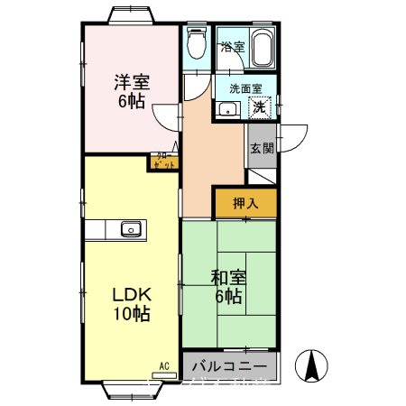パークサイド  間取り図