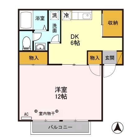 メゾン南雲 間取り図