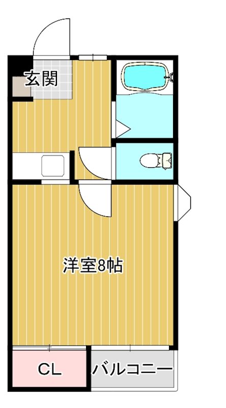 Ⅲ大嶋レジデンスD 間取り図
