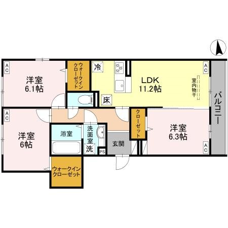 ラ・ルミエール紅雲 間取り図