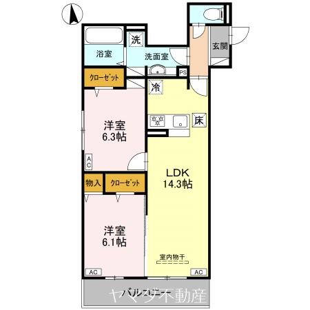 ラ・ルミエール紅雲 間取り図