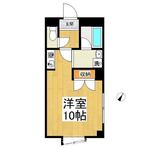 キュウブEX北代田 間取り図