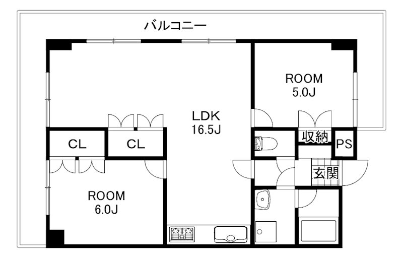 エルグランドレジデンス 間取り図