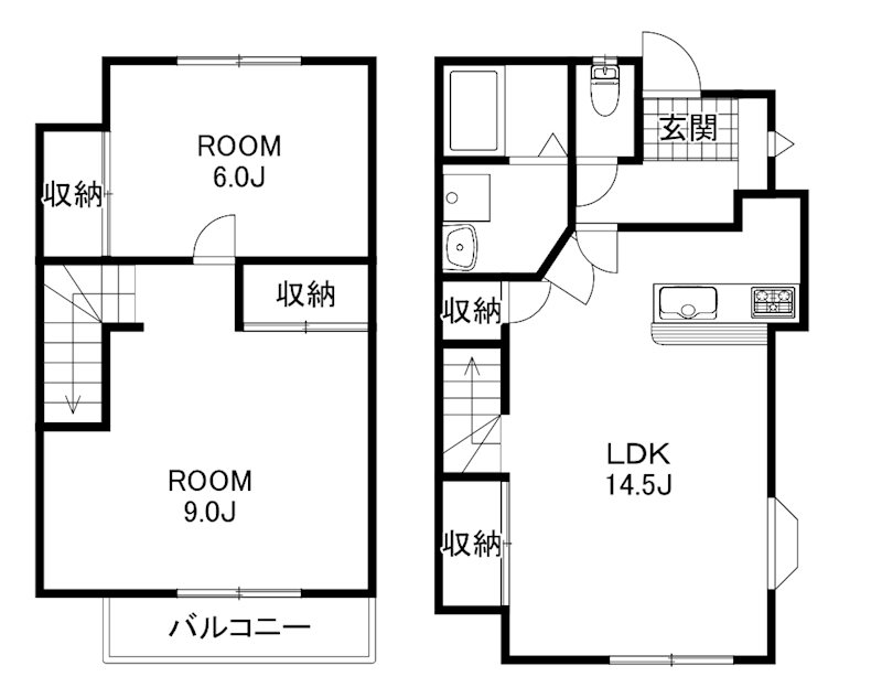 メゾン・コンフォール  間取り図