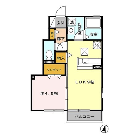 リビングタウン下石倉 間取り図