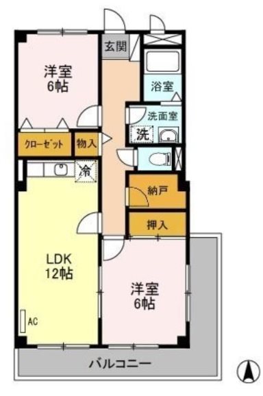 ファミール2000　A 間取り図