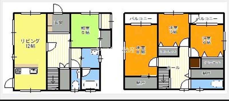 シナハウス 間取り図
