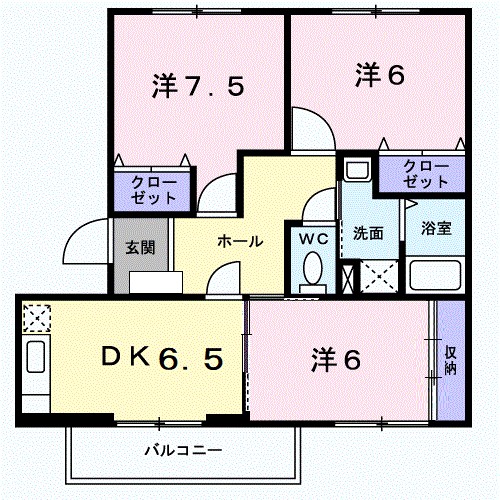 エストセゾン 間取り図