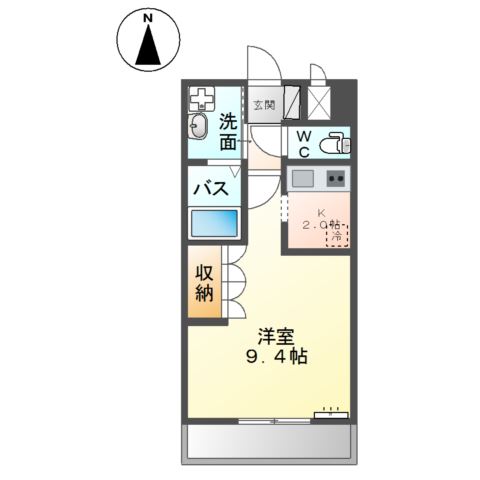 ルミエール七日市 間取り図