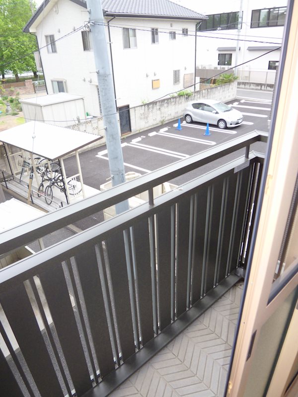 クレール矢中Ａ・Ｂ ベランダ