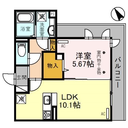 コンフォート上和田 間取り図