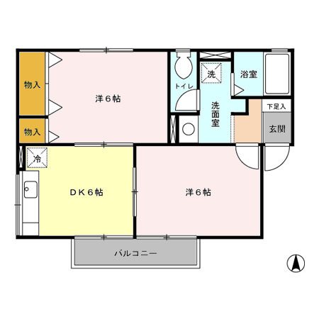 シエル高井 間取り図