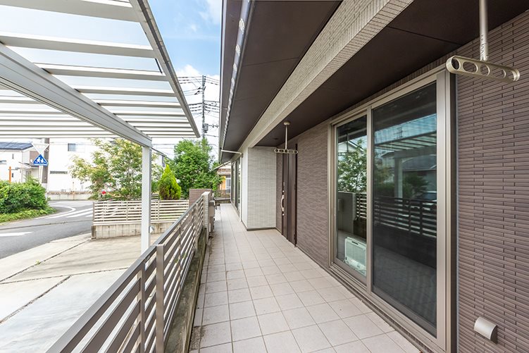 元総社貸戸建  ベランダ