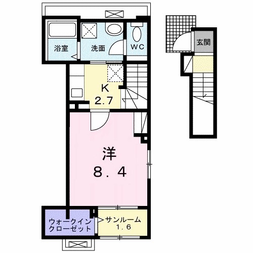 ルーツショアⅣ 間取り図