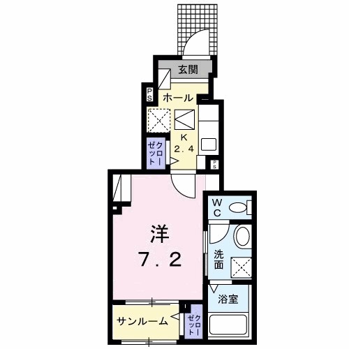 ルーツショアⅣ 間取り図