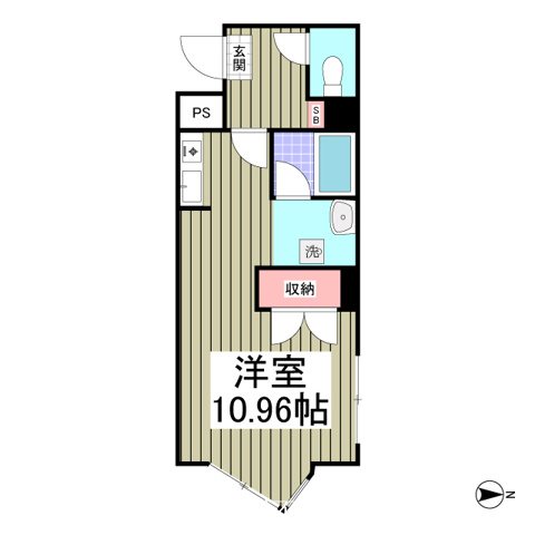 キュウブEX北代田 間取り図