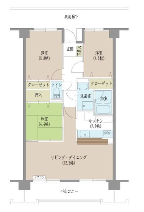 シャトレM 間取り図