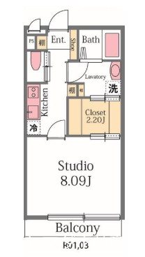 ポルックス 間取り図